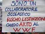 4. Non  vero che manifestino solo i ragazzi, i genitori e gli insegnanti: ci sono anche i non docenti!