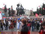 67. Sono passate le 11, e piazza del Popolo continua a riempirsi.
