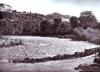 37. L'Aniene a Vicovaro (Gargiolli).