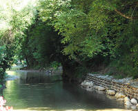 109. Subiaco, l'Aniene sotto il ponte di s. Mauro nel 2011.