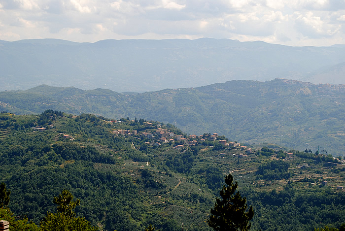 210. San Vito Romano vista da Capranica Prenestina.