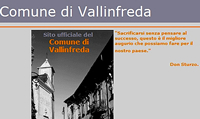 Sito ufficiale del Comune di Vallinfreda