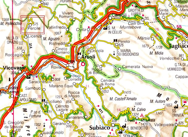 Percile e la Valle dell'Aniene