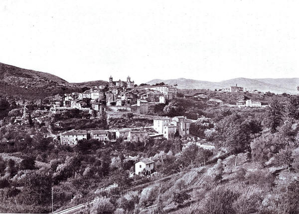 Vicovaro nel 1906. Clicca sulla foto per vedere lo stesso panorama oggi!