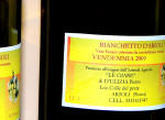 Bianchetto d'Arsoli de Le Giare, ottenuto da uva trebbiano toscano, vendemmia 2009.