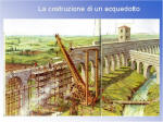 18. La costruzione di un acquedotto.