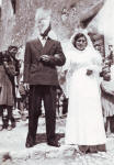 24. 1953: Merina e Augusto a Sambuci nel giorno del matrimonio.
