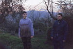 171. Danilo e Massimiliano in campagna gioved 2 gennaio 2003.