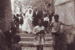 137. Matrimonio di Maria e Francesco. In primo piano, Vittoria Massimiani e Tonino De Angelis.