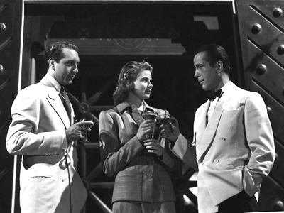 58. "Casablanca", di Michael Curtiz (1942), con Ingrid Bergman, Humphrey Bogart, Paul Henreid, Claude Rains, Conrad Veidt, Sydney Greenstreet, Peter Lorre, S. Z. Sakall, Madeleine Lebeau e Dooley Wilson.