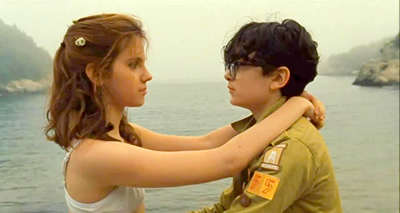 29. "Moonrise Kingdom", di Wes Anderson (2012), con Kara Hayward, Jared Gilman, Bruce Willis, Edward Norton, Bill Murray, Frances McDormand, Tilda Swinton, Jason Schwartzman, Harvey Keitel e Bob Balaban.