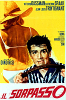 43. "Il sorpasso", di Dino Risi (1962), con Vittorio Gassman, Jean-Louis Trintignant, Catherine Spaak, Claudio Gora, Luciana Angelillo, Luigi Zerbinati, Franca Polesello, Linda Sini, Mila Stanic e Bruna Simionato.