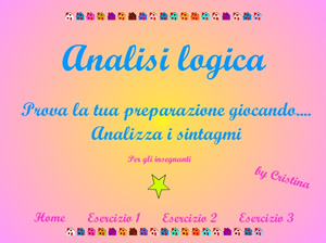 Prova la tua preparazione in Analisi logica giocando con la Maestra Cristina