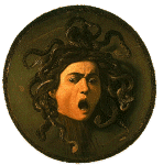 Medusa, 1597. Firenze, Galleria degli Uffizi.