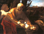 Il sacrificio di Isacco, 1601 - 1603. Firenze, Galleria degli Uffizi.