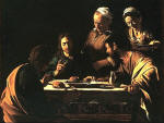 Cena in Emmaus, 1606. Milano, Pinacoteca di Brera.