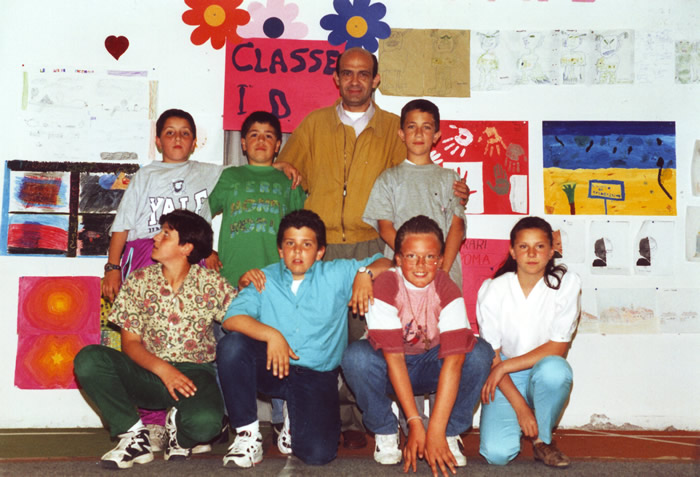 La Classe 1994 - 1997 fotografata da Eclario Barone alla Mitica Mostra di marted 6 giugno 1995. Manca Barbara.