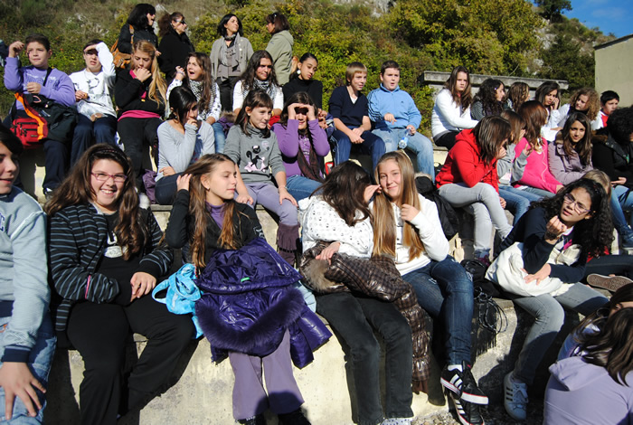 In questa foto del Torneo di Calcio del 22 ottobre 2010, Nicole  ancora con i suoi compagni di Anticoli Corrado!