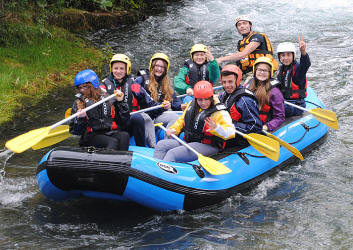 Rafting sull'Aniene, 3 giugno 2016.