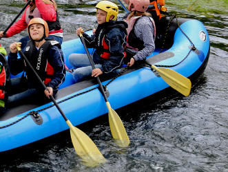 Rafting sullAniene, 3 giugno 2016, con Jacopo.