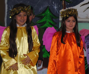 Recita natalizia, 22 dicembre 2010, con Giorgia.
