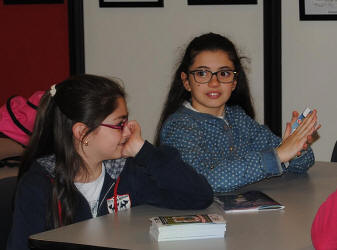 Al Romics, 10 aprile 2015, con Giorgia.