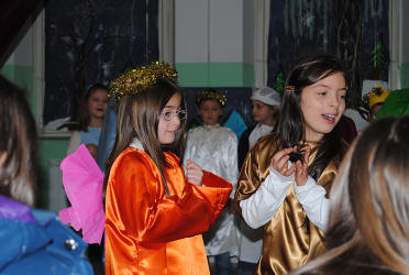 Recita natalizia, 22 dicembre 2010, con Marta.