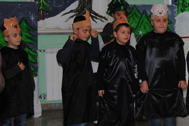 Recita natalizia, 22 dicembre 2010, con Jacopo, Riccardo e Gianluca.