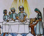 41. Fatti moderni, ex voto antico (particolare).