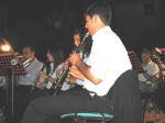 37. Mentre in piazza si mangia e si beve, sul palco la Banda di Anticoli (e non solo di Anticoli) si produce in un applauditissimo concerto.