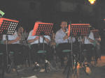 38. Mentre in piazza si mangia e si beve, sul palco la Banda di Anticoli (e non solo di Anticoli) si produce in un applauditissimo concerto.
