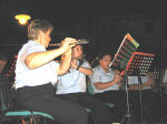 39. Mentre in piazza si mangia e si beve, sul palco la Banda di Anticoli (e non solo di Anticoli) si produce in un applauditissimo concerto.