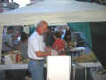 35. Anche Piero, mentre cala la sera,  in piena attivit!