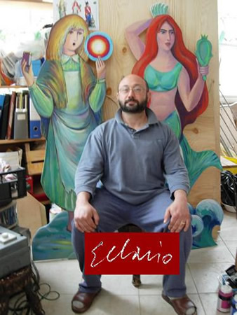 Eclario Barone nelle sue Stanze.