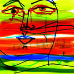 "Volti" di Eclario Barone. "Untitled".