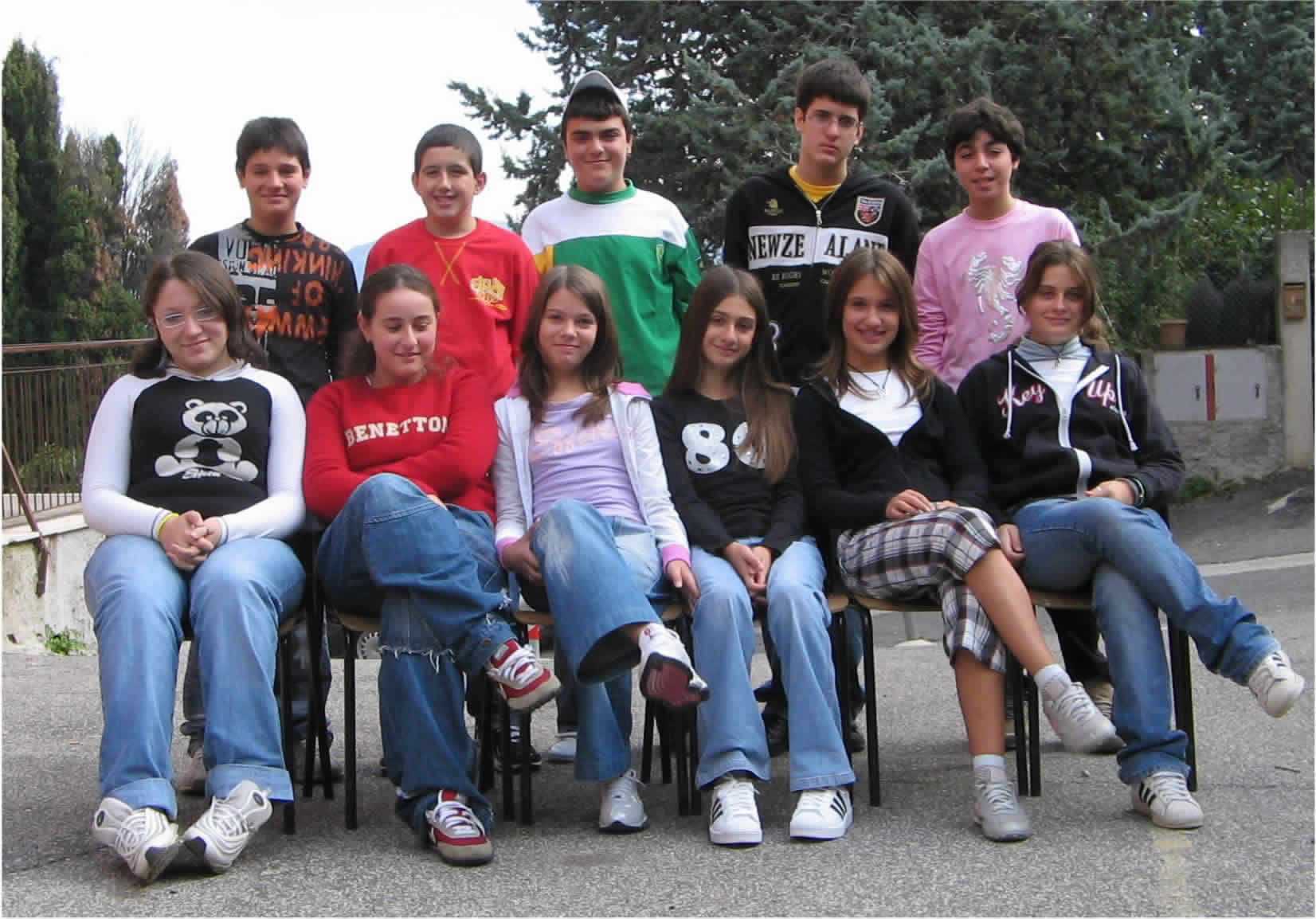 Da sinistra: Emiliano, Andre D., Stefano, Luigi, Andrea S., Lara, Arianna, Marta, Camilla, Silvia e Fiorenza