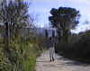 L'Ispettore in cammino verso Anticoli Corrado...