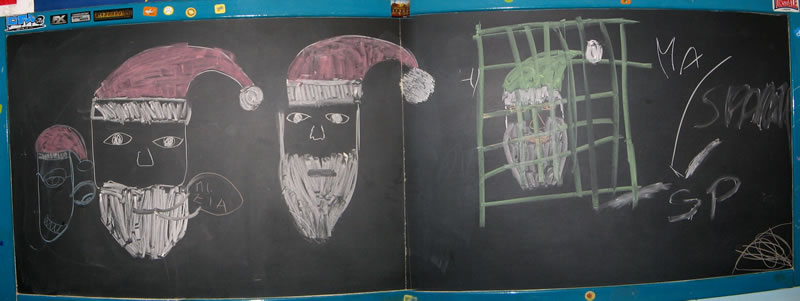17. "Arriva Babbo Natale!", di Veronica della Seconda del 2008-2009 (con irruzioni di Mattia).