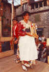 15 agosto 1981: La mamma di Cecilia al 4 Festival del Saltarello a cura del Gruppo Folkloristico.