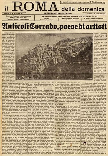 Il Roma della domenica - Napoli, 28 agosto 1932.