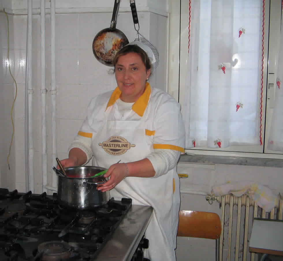 La signora Claudia, mamma di Arianna