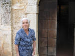 58. S. Maria in valle Porclaneta: la signora Costanza, ottima e gentilissima custode e guida della chiesa.