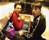 6. In treno: Patrizio e Andrea.