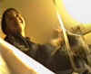 8. In treno: Francesca.