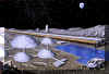Base avanzata (Immagine di David A. Hardy)
