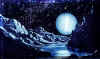 Titania, satellite di Urano (Immagine di David A. Hardy)