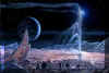 Tritone, satellite di Nettuno (Immagine di David A. Hardy)