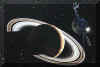 Il Voyager supera l'orbita di Saturno (Immagine di David A. Hardy)