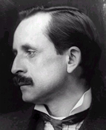 Il vero James Matthew Barrie (1860-1937).