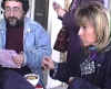 7. Il prof. Tron, la prof.sa Albanese e la spartana colazione dell'hotel Hungaria.